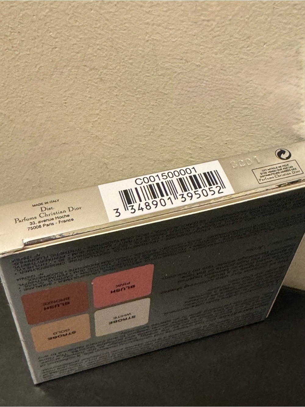 BNIB Dior Backstage Glow Face Palette 001 Universal - ORIGINAL 2018 FORMULA - Picture 10 of 12